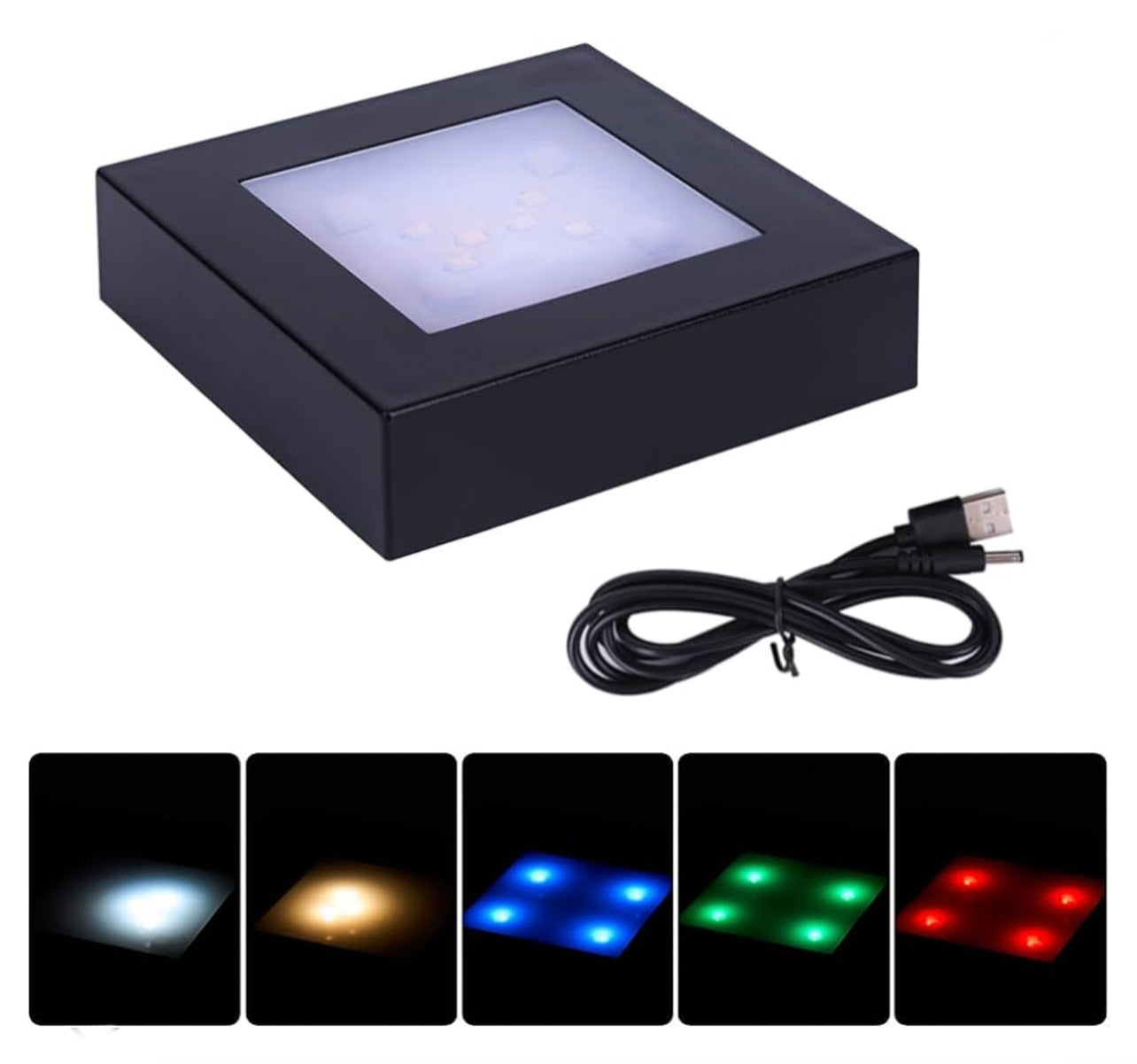 Multi Color Medium Led Base